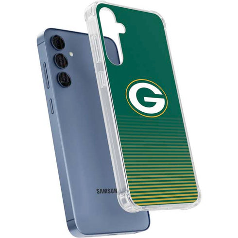 NFL Green Bay Packers Breakaway Galaxy A35 5G Clear Case